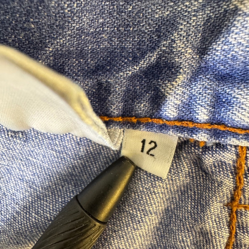 VTG Bill Blass 12 (28x30) Blue Acid‎ Wash High Waisted Denim Women's Mom Jeans - Picture 9 of 10